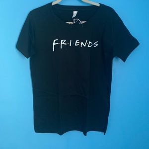 Friends TV Show Black T-Shirt NWT Size L